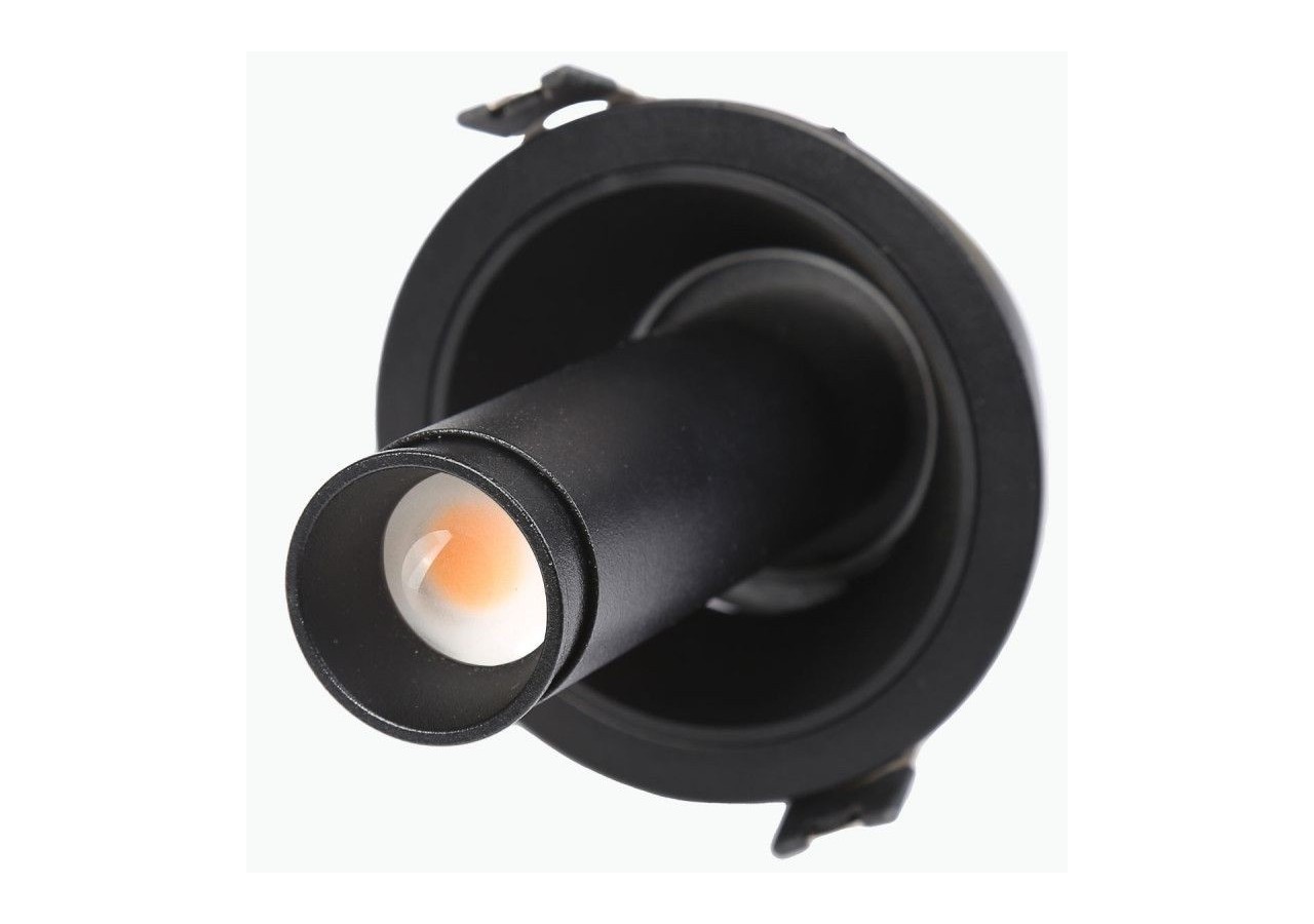Spot LED encastré orientable "ALAI"-Zoom-100mm-2800K-LED COB-Puce Cree-7W - B860-N - Barcelona LED