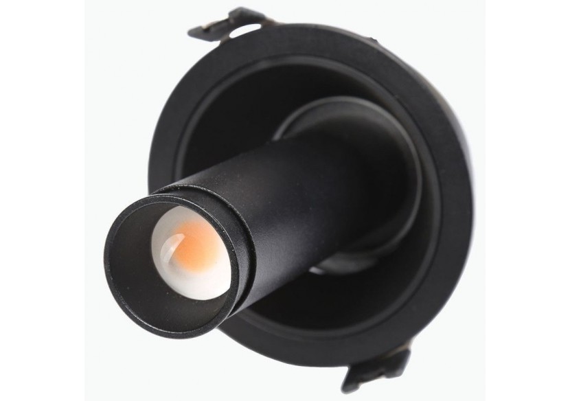 Spot LED encastré orientable "ALAI"-Zoom-100mm-2800K-LED COB-Puce Cree-7W - B860-N - Barcelona LED