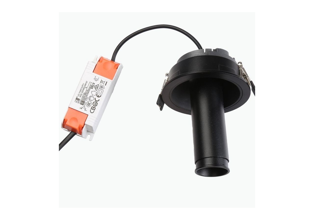 Spot LED encastré orientable "ALAI"-Zoom-100mm-2800K-LED COB-Puce Cree-7W - B860-N - Barcelona LED