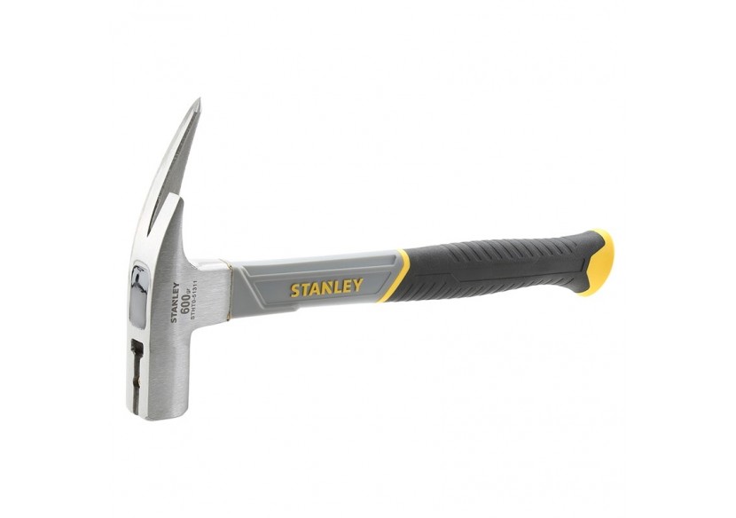 Marteau Arrache-Clous De Charpentier Manche  Fibre De Verre 600G  - Stanley : Confort'Mat