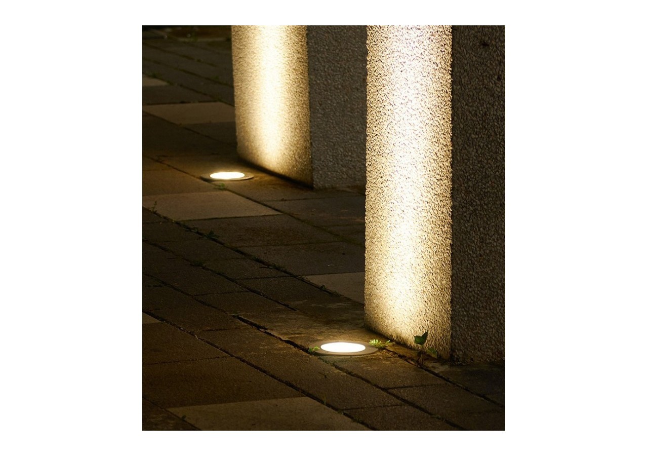 Spot LED encastrable au sol 12W 12V-DC IP67 3000K - BA50015-BC - Barcelona LED