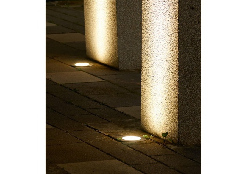 Spot LED encastrable au sol 12W 12V-DC IP67 3000K - BA50015-BC - Barcelona LED