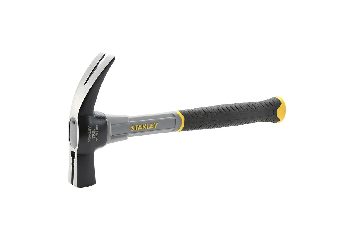 Marteau De Coffreur Arrache-Clous Manche Fibre De Verre 750G - Stanley : Confort'Mat