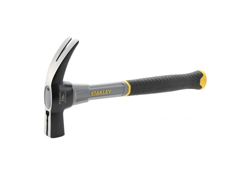 Marteau De Coffreur Arrache-Clous Manche Fibre De Verre 750G - Stanley : Confort'Mat