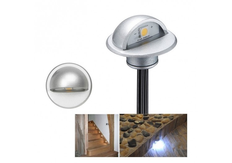 Kit 6 spots LED encastrables 0,4W IP67 pour escalier - BA50005-AZ - Barcelona LED 2