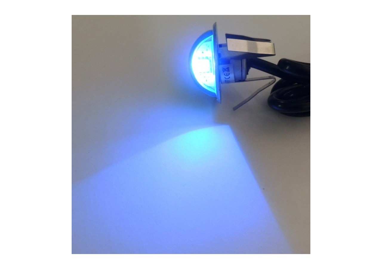 Kit 6 spots LED encastrables 0,4W IP67 pour escalier - BA50005-AZ - Barcelona LED