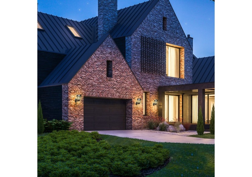 Lanterne murale solaire extérieure "BISSO/ROSETTA" capteur PIR-3 modes de fonctionnement-CCT - R22.131.000.AFS1K - Barcelona LED