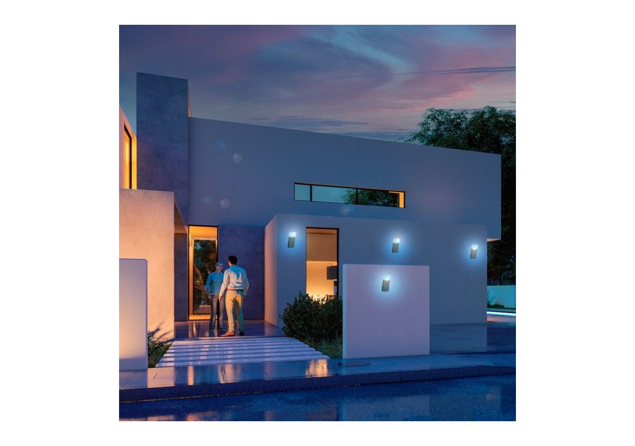 Applique d'extérieur SMART WIFI RGBW CURVE WALL-LEDVANCE - O478336 - Barcelona LED