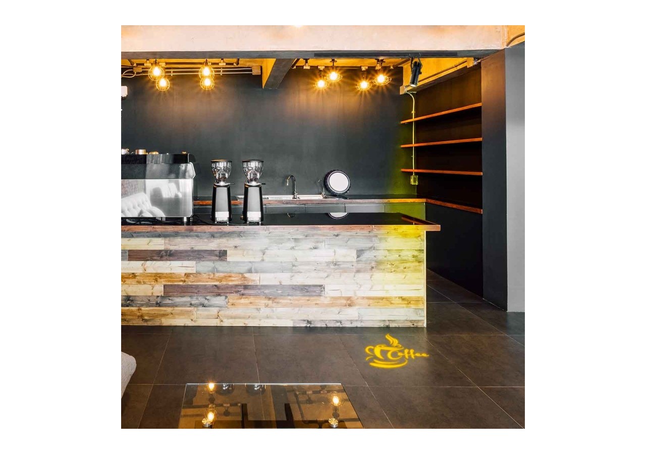 Projecteur LED de logo GOBO triphasé sur rail-20W-intérieur-IP20 - BLP20I-TRI-F - Barcelona LED