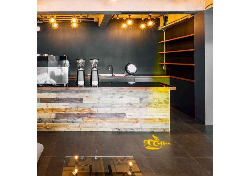 Projecteur LED de logo GOBO triphasé sur rail-20W-intérieur-IP20 - BLP20I-TRI-F - Barcelona LED