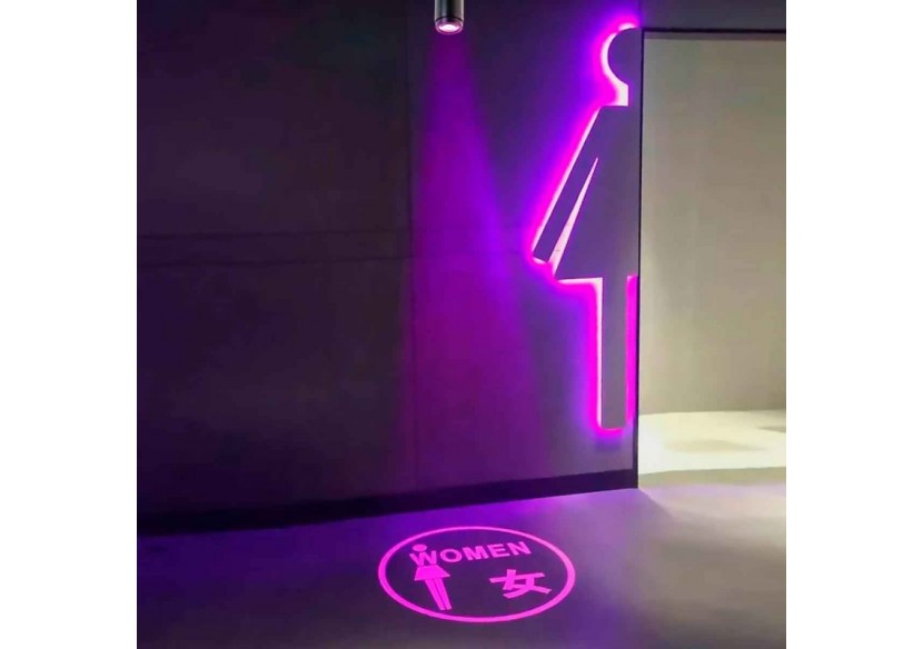 Projecteur LED de logo GOBO triphasé sur rail-20W-intérieur-IP20 - BLP20I-TRI-F - Barcelona LED