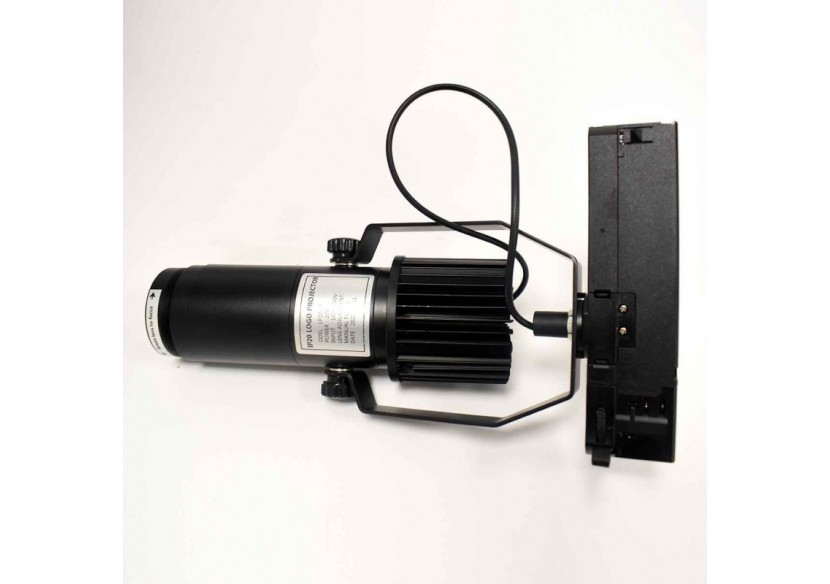 Projecteur LED de logo GOBO triphasé sur rail-20W-intérieur-IP20 - BLP20I-TRI-F - Barcelona LED