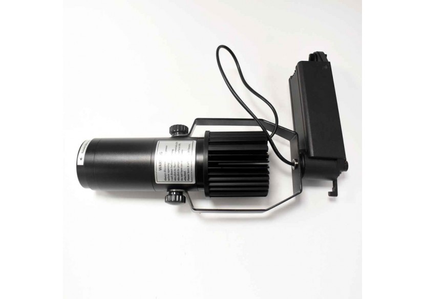 Projecteur LED de logo GOBO monophasé sur rail-15W-intérieur-IP20 - BLP15I-MON-F - Barcelona LED