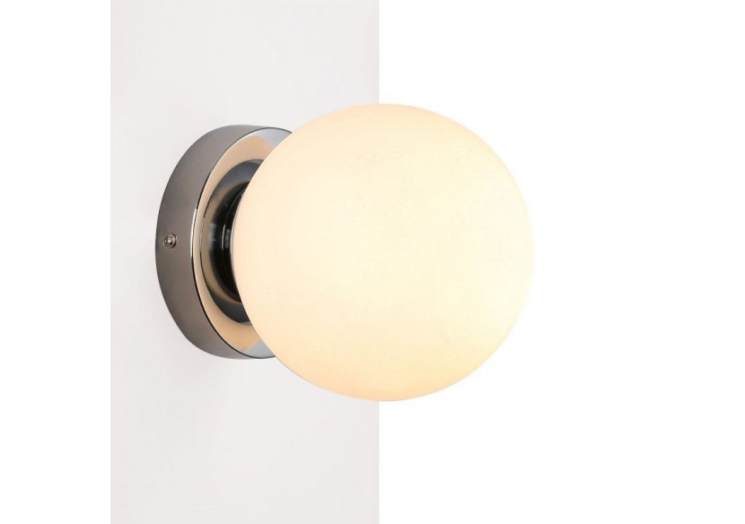 Applique murale globe en verre "AVA"-E27-IP44 - LE101-CR - Barcelona LED