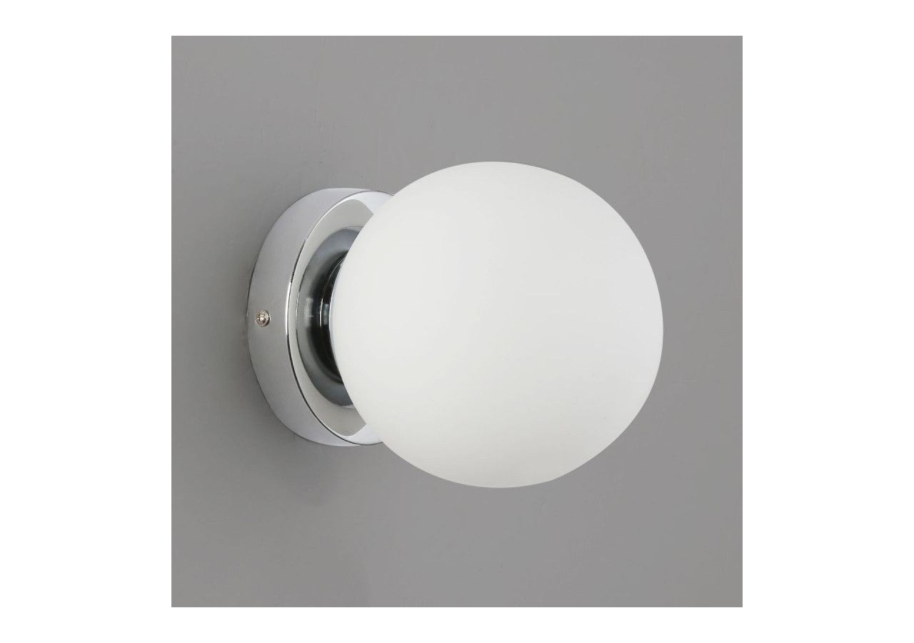 Applique murale globe en verre "AVA"-E27-IP44 - LE101-CR - Barcelona LED