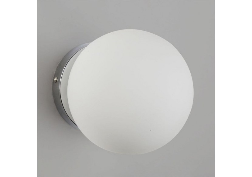 Applique murale globe en verre "AVA"-E27-IP44 - LE101-CR - Barcelona LED