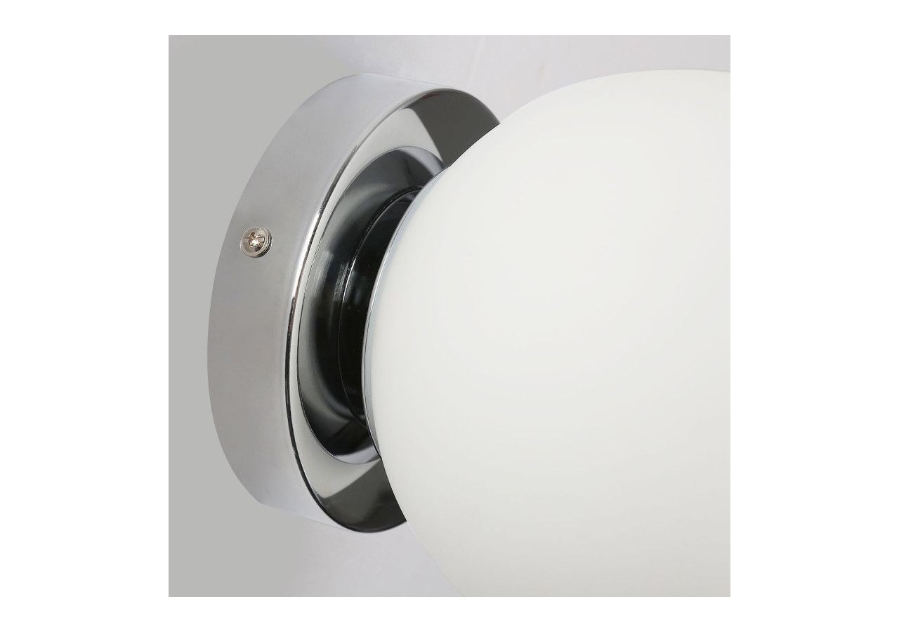Applique murale globe en verre "AVA"-E27-IP44 - LE101-CR - Barcelona LED