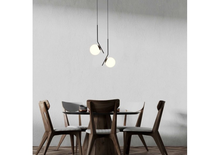 Suspension globe en verre "HERMI"-E27 - LD1006-N - Barcelona LED 2