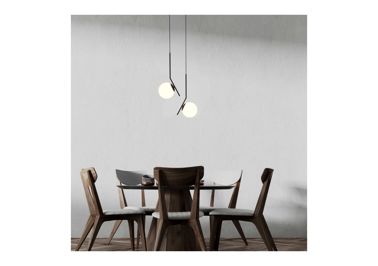 Suspension globe en verre "HERMI"-E27 - LD1006-N - Barcelona LED