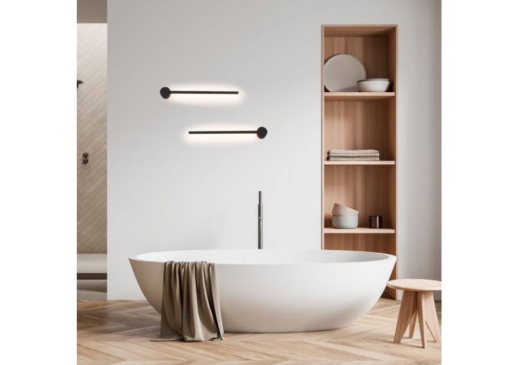 Applique murale linéaire minimaliste "KENDA" 10W-Blanc chaud - L3068-N - Barcelona LED 2