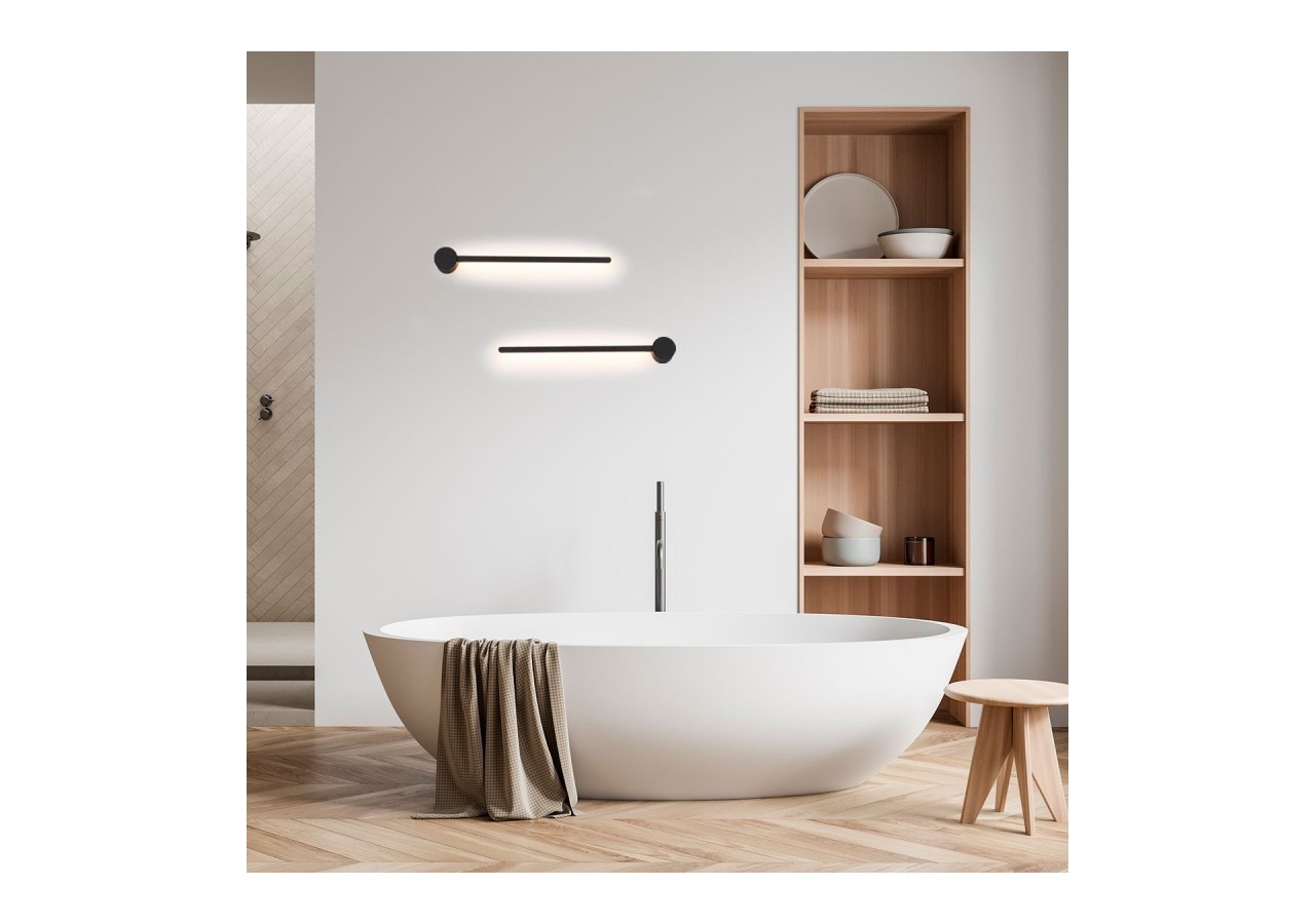 Applique murale linéaire minimaliste "KENDA" 10W-Blanc chaud - L3068-N - Barcelona LED