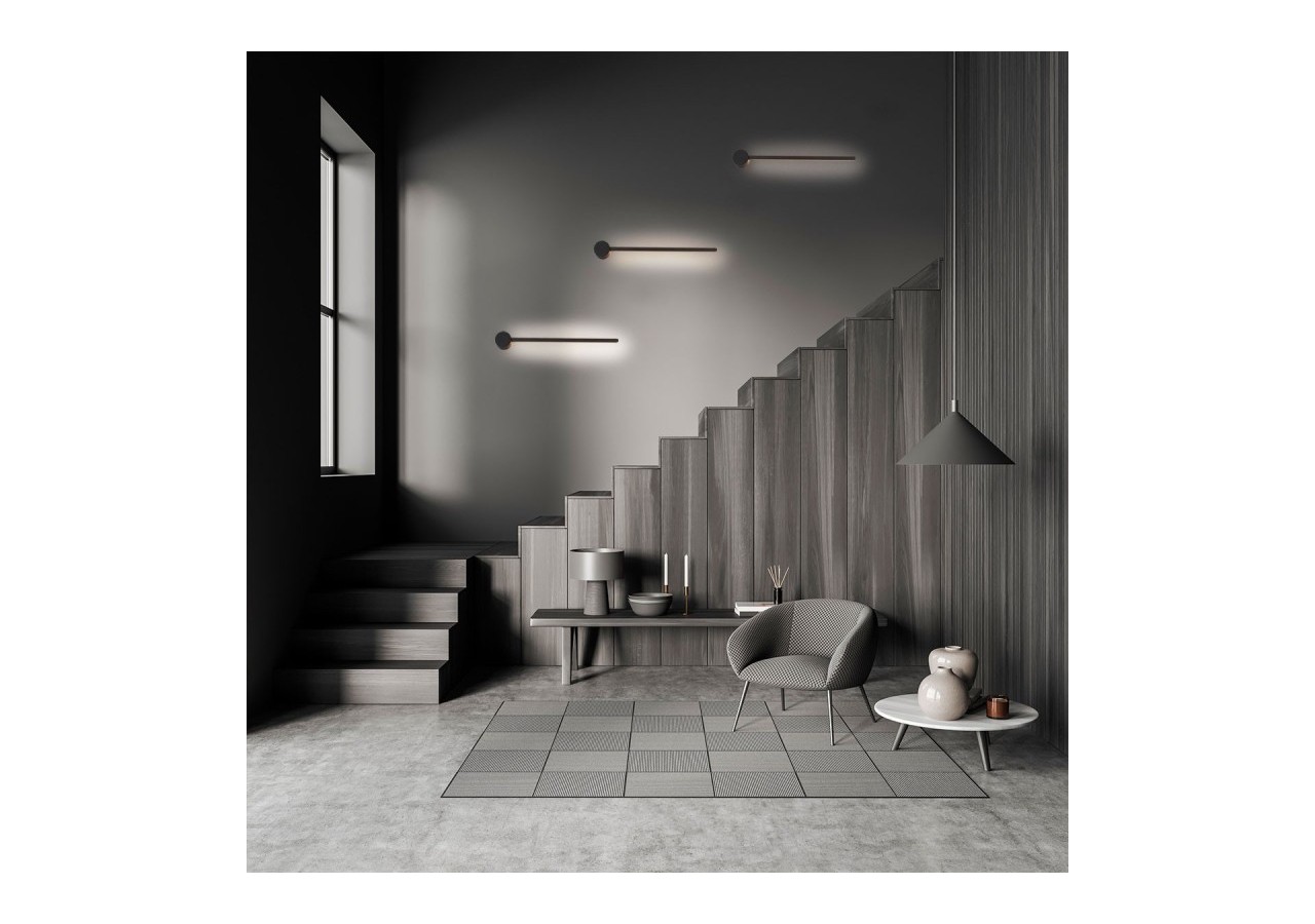 Applique murale linéaire minimaliste "KENDA" 10W-Blanc chaud - L3068-N - Barcelona LED