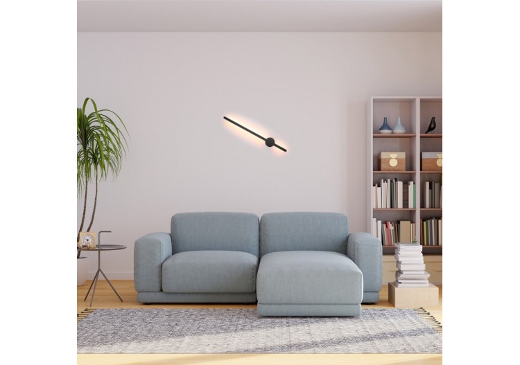 Applique murale linéaire minimaliste "MARKEL" 10W-Blanc chaud - L3069-N - Barcelona LED 2