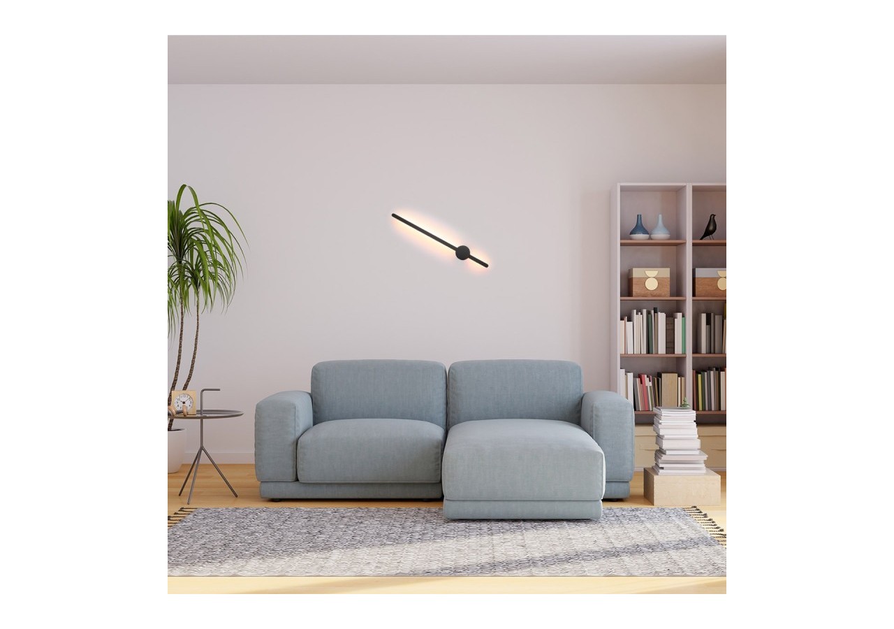 Applique murale linéaire minimaliste "MARKEL" 10W-Blanc chaud - L3069-N - Barcelona LED
