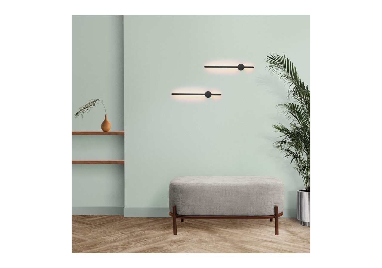 Applique murale linéaire minimaliste "MARKEL" 10W-Blanc chaud - L3069-N - Barcelona LED