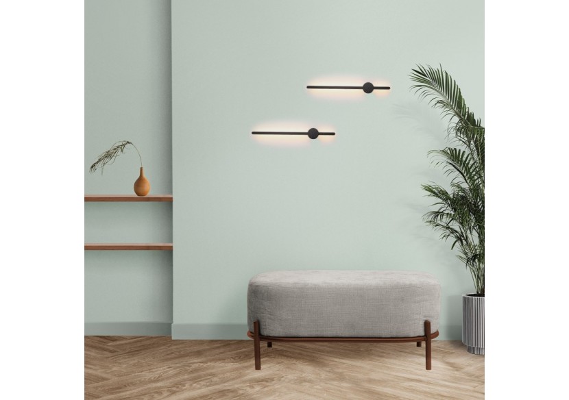 Applique murale linéaire minimaliste "MARKEL" 10W-Blanc chaud - L3069-N - Barcelona LED