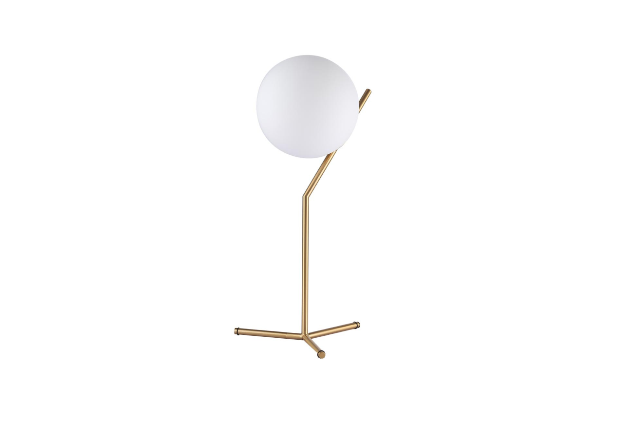 Lampe à poser globe en verre et métal doré"NOLA"-E27 - LD1007-D - Barcelona LED