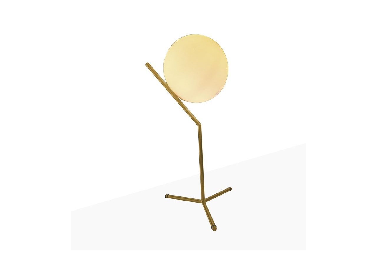 Lampe à poser globe en verre et métal doré"NOLA"-E27 - LD1007-D - Barcelona LED