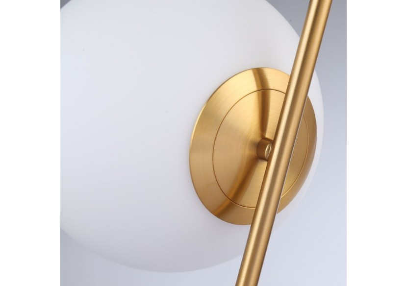 Lampe à poser globe en verre et métal doré"NOLA"-E27 - LD1007-D - Barcelona LED