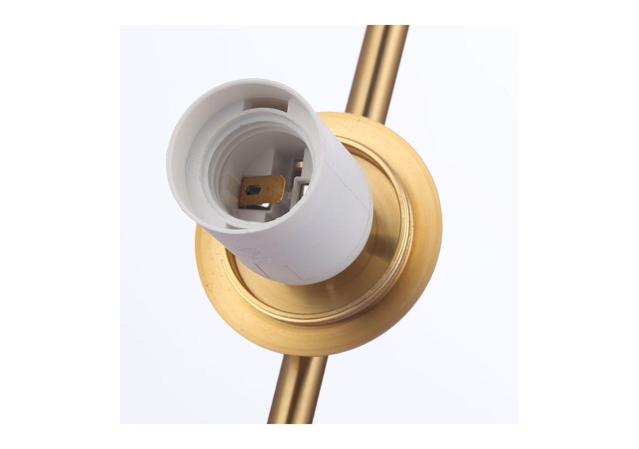 Lampe à poser globe en verre et métal doré"NOLA"-E27 - LD1007-D - Barcelona LED