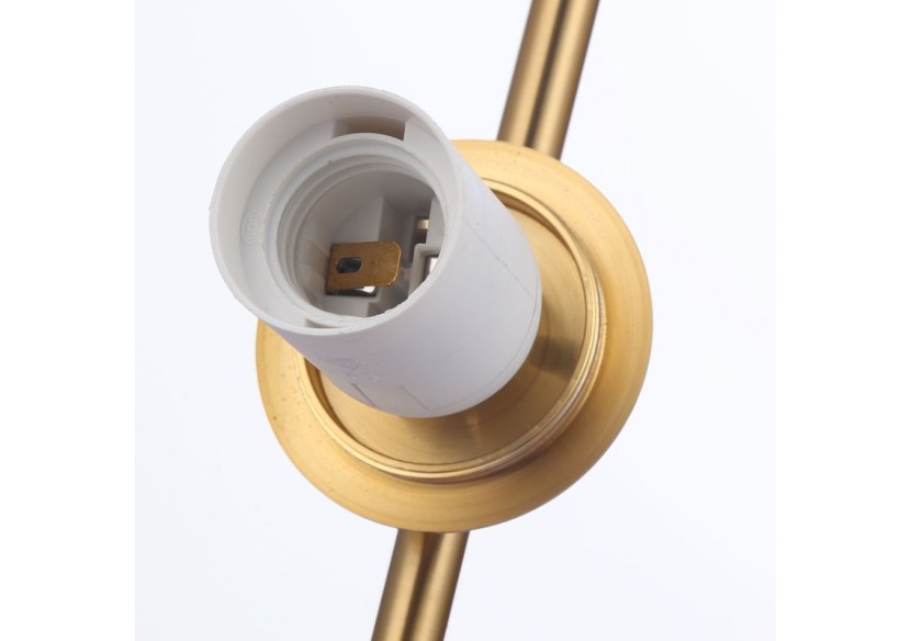 Lampe à poser globe en verre et métal doré"NOLA"-E27 - LD1007-D - Barcelona LED