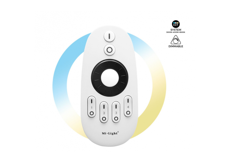 Télécommande LED monocouleur/CCT-4 zones-Roue tactile-FUT006-Mi Light-Mi Boxer - FUT006 - Barcelona LED