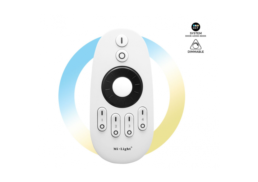 Télécommande LED monocouleur/CCT-4 zones-Roue tactile-FUT006-Mi Light-Mi Boxer - FUT006 - Barcelona LED