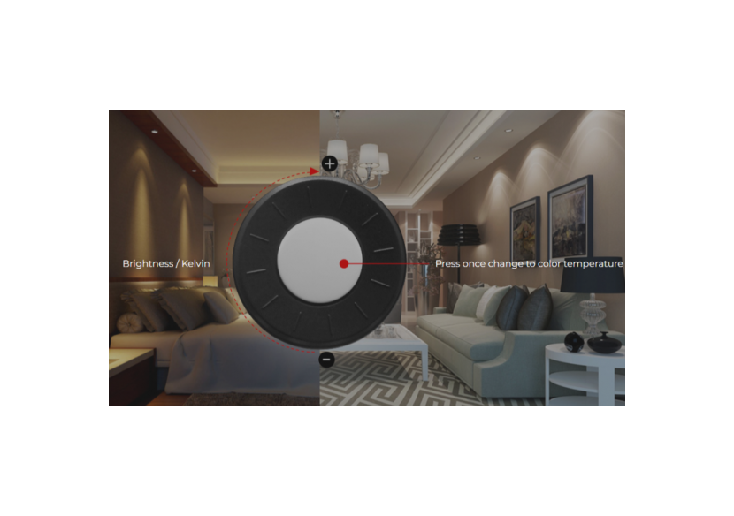 Télécommande LED monocouleur/CCT-4 zones-Roue tactile-FUT006-Mi Light-Mi Boxer - FUT006 - Barcelona LED