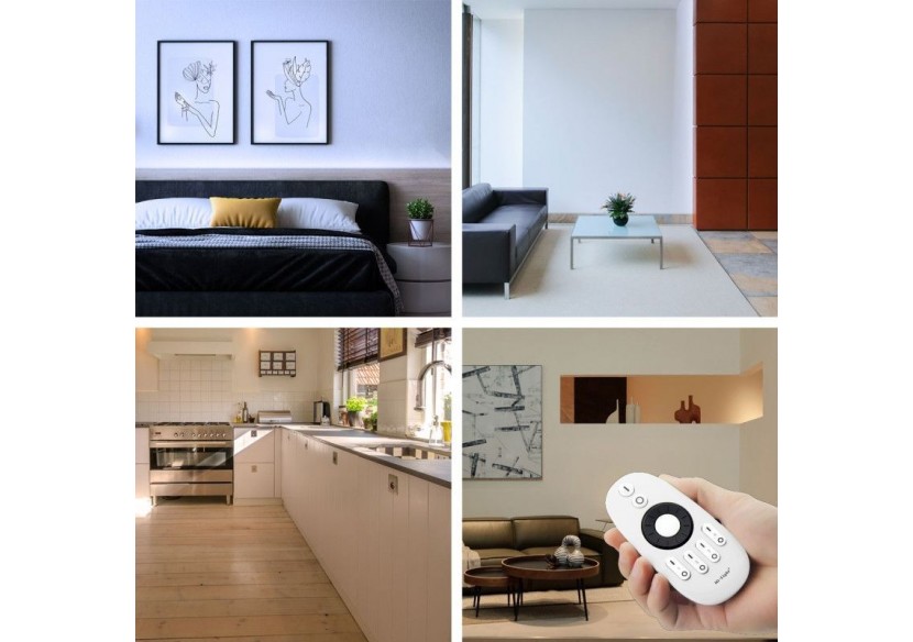 Télécommande LED monocouleur/CCT-4 zones-Roue tactile-FUT006-Mi Light-Mi Boxer - FUT006 - Barcelona LED