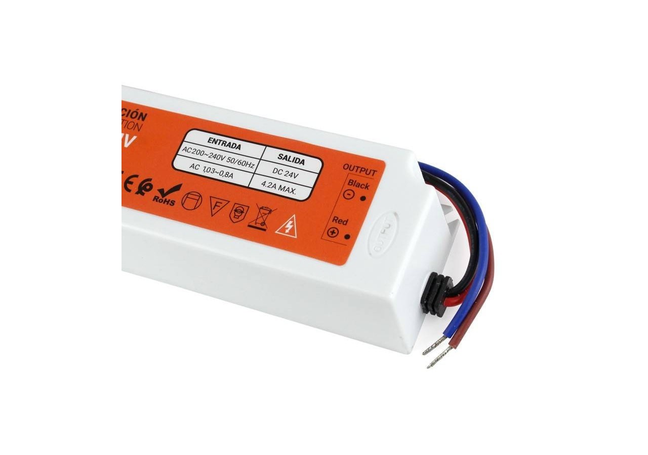 Alimentation étanche compacte 24V 100W IP67 - LP-100-24 - Barcelona LED
