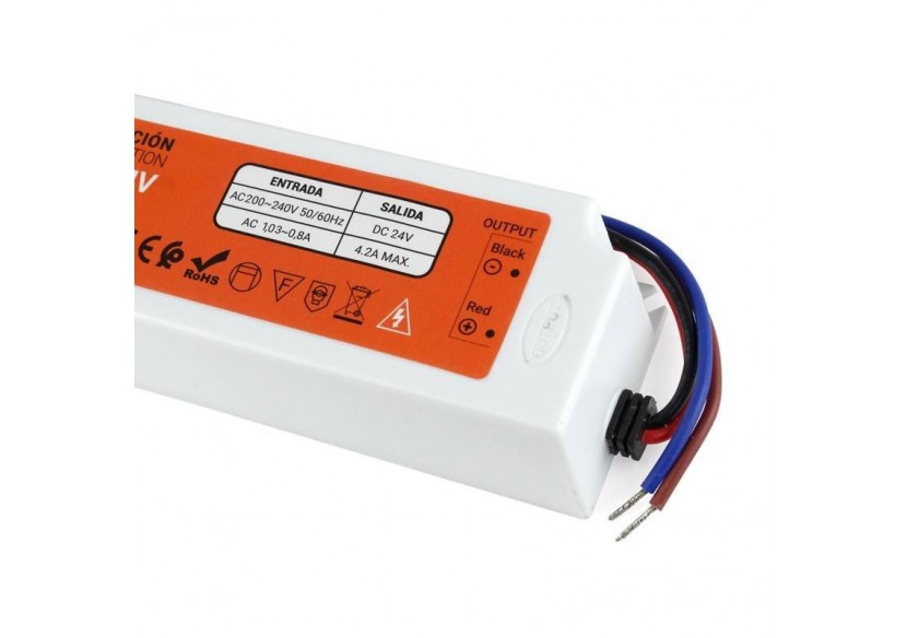 Alimentation étanche compacte 24V 100W IP67 - LP-100-24 - Barcelona LED