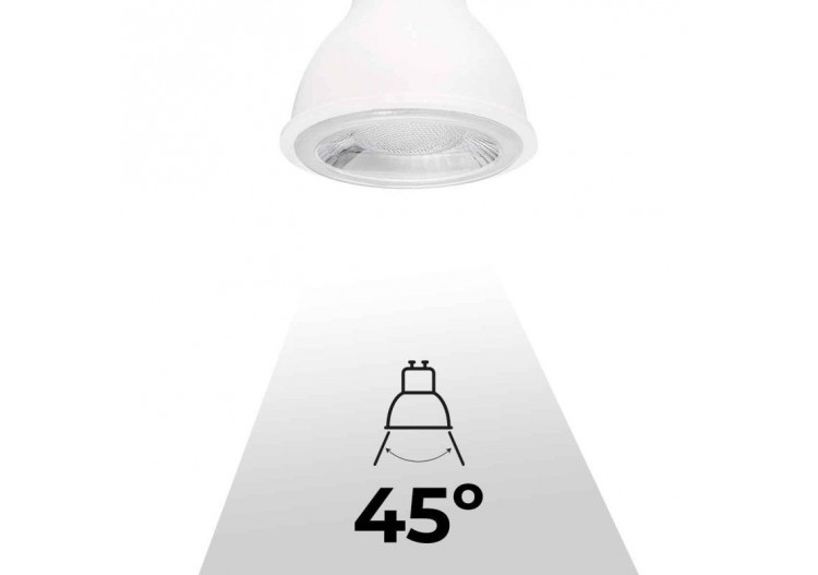 Ampoule LED GU10-SMD2835-7W-diamètre 50mm-Optique à 45 degrés - BS1-PAR16GU10-45-BC - Barcelona LED 2