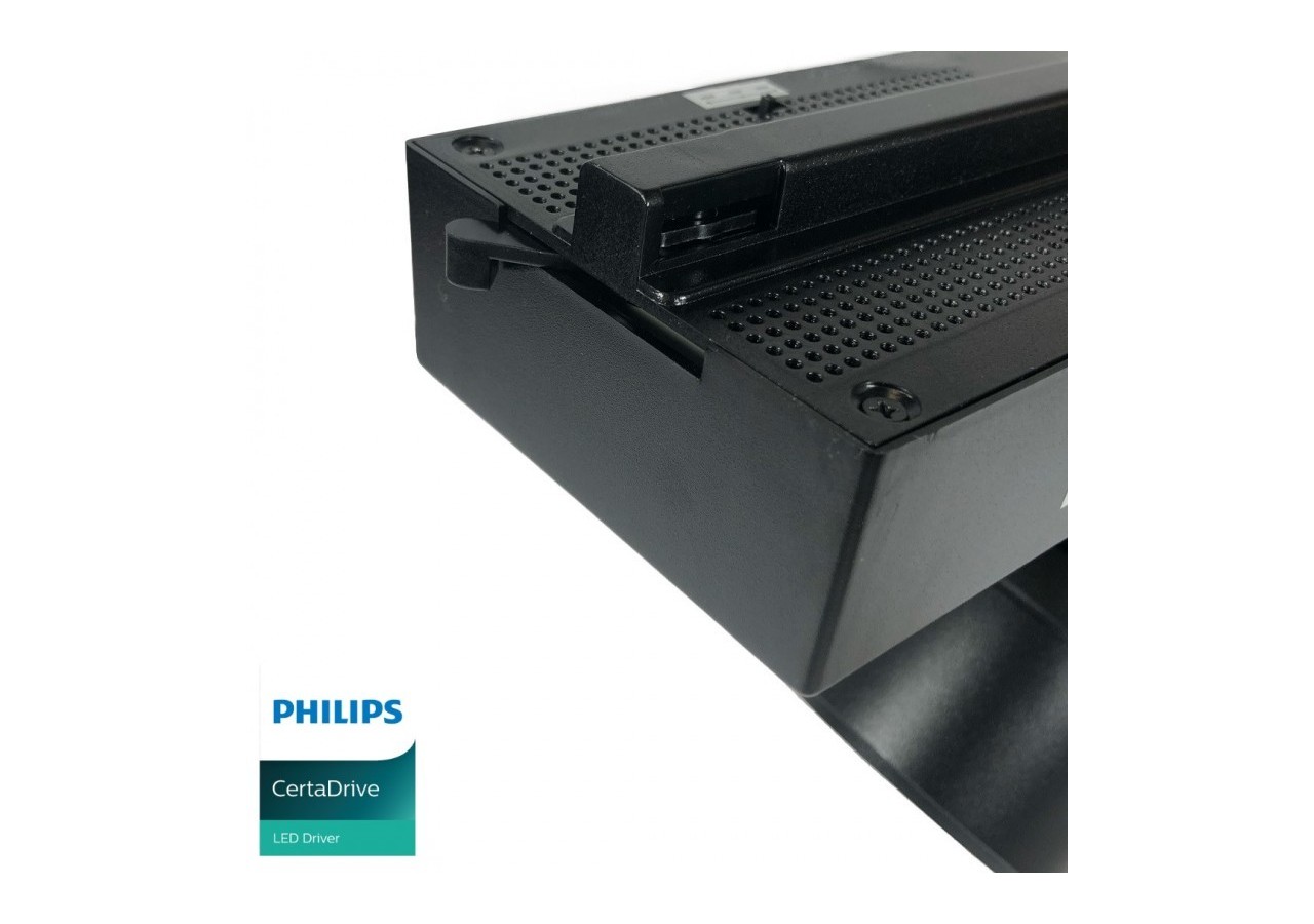 Projecteur LED sur rail monophasé spécial boucherie-Driver intégré Philips CertaDrive-LED COB-40W - B00574-N-CAR - Barcelona LED