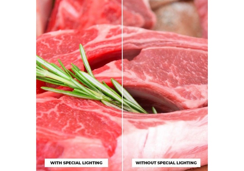 Projecteur LED sur rail triphasé spécial boucherie-Driver intégré Philips Xitanium-LED COB-40W - B00591-N-CAR - Barcelona LED