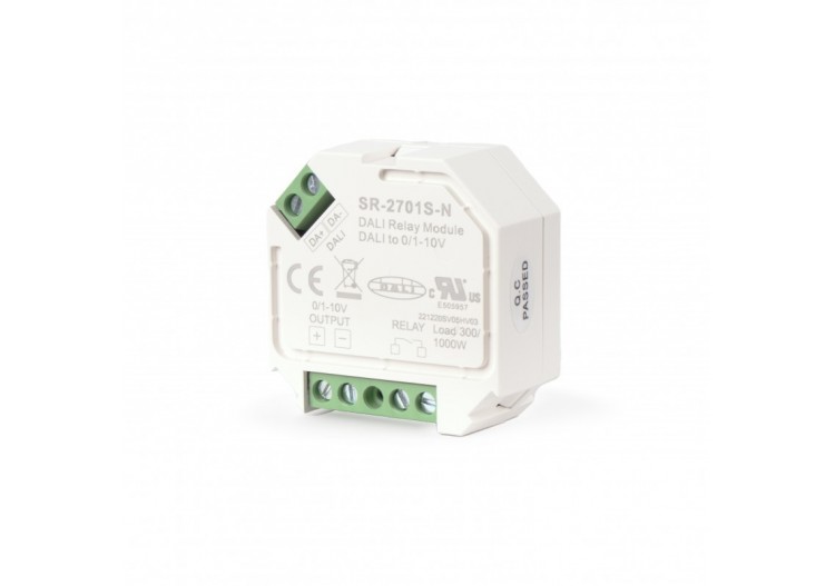 Convertisseur Sunricher 2 en 1 : DALI vers 0-10V + Relais DALI - SR-2701S-N - Barcelona LED