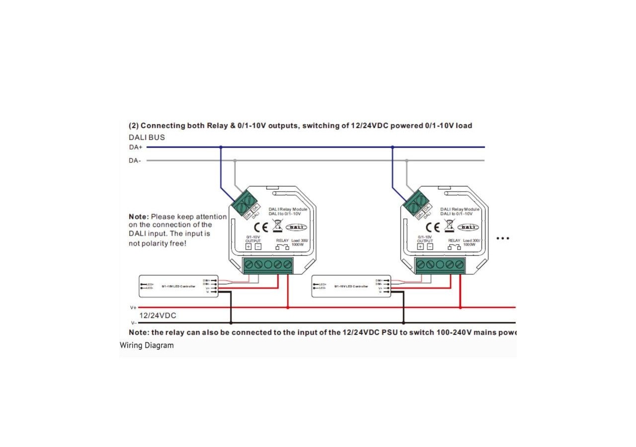 Convertisseur Sunricher 2 en 1 : DALI vers 0-10V + Relais DALI - SR-2701S-N - Barcelona LED