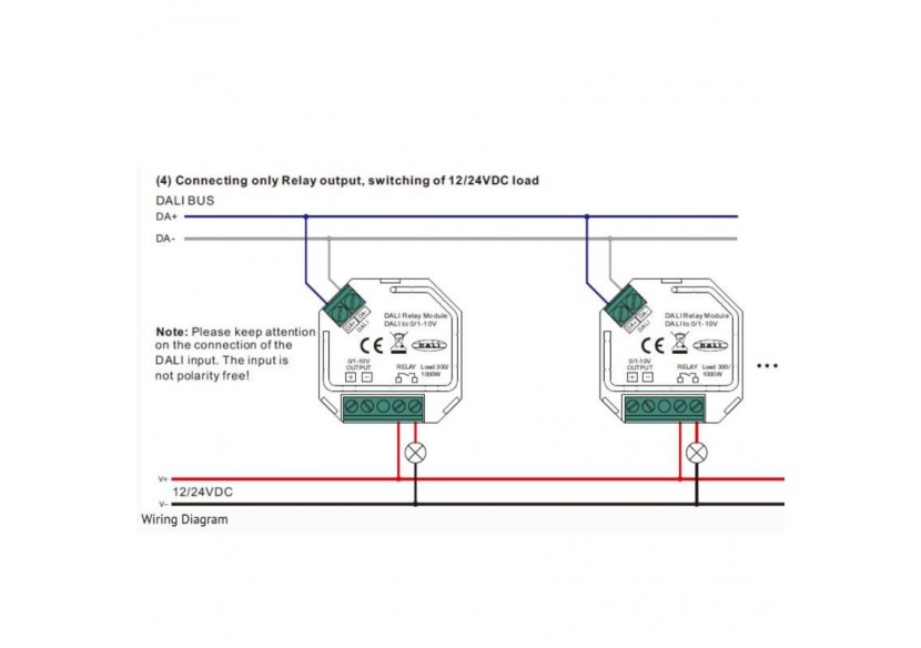 Convertisseur Sunricher 2 en 1 : DALI vers 0-10V + Relais DALI - SR-2701S-N - Barcelona LED