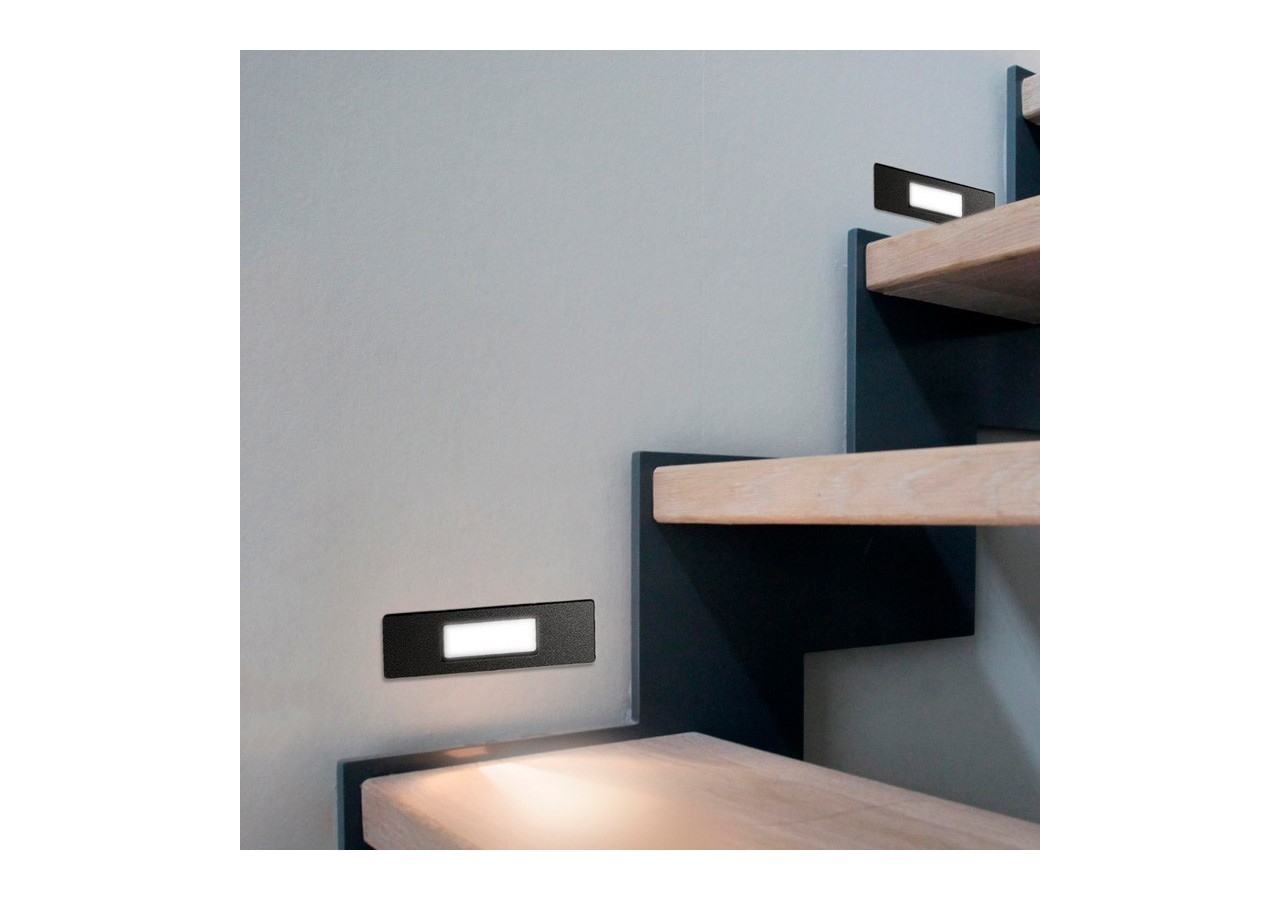 Balise extérieure LED encastrable au mur "Nina 150" 3,5W-IP55-R7S-CCT-Fumagalli - 6C1.000.000.AYJ1K - Barcelona LED