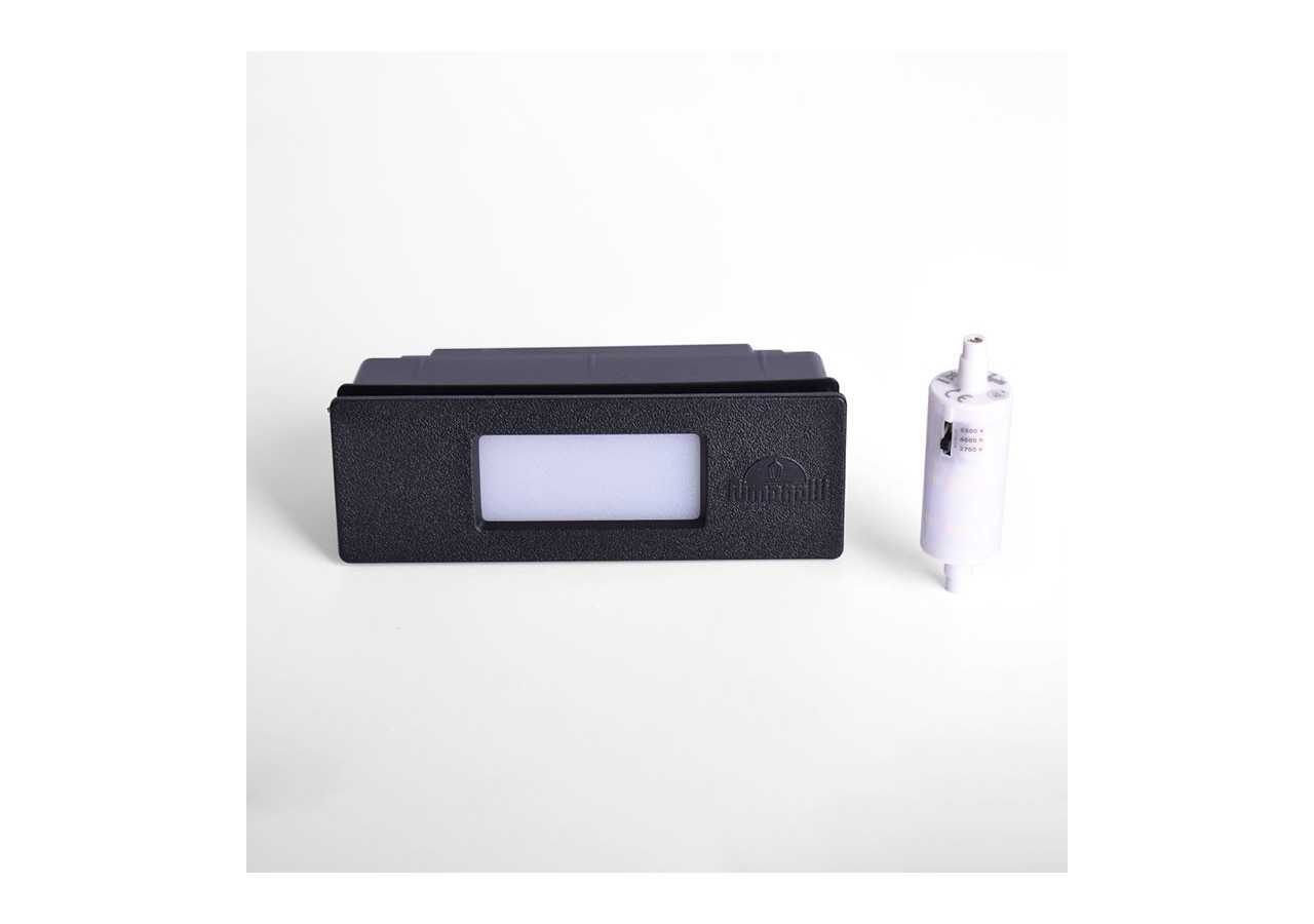 Balise extérieure LED encastrable au mur "Nina 150" 3,5W-IP55-R7S-CCT-Fumagalli - 6C1.000.000.AYJ1K - Barcelona LED