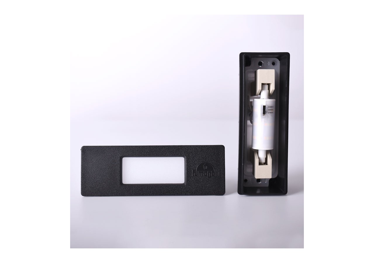 Balise extérieure LED encastrable au mur "Nina 150" 3,5W-IP55-R7S-CCT-Fumagalli - 6C1.000.000.AYJ1K - Barcelona LED